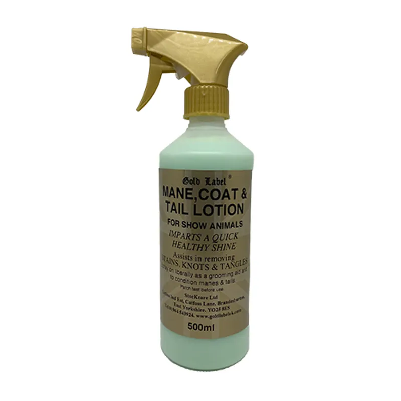 Gold Label Mane Tail and Coat Lotion